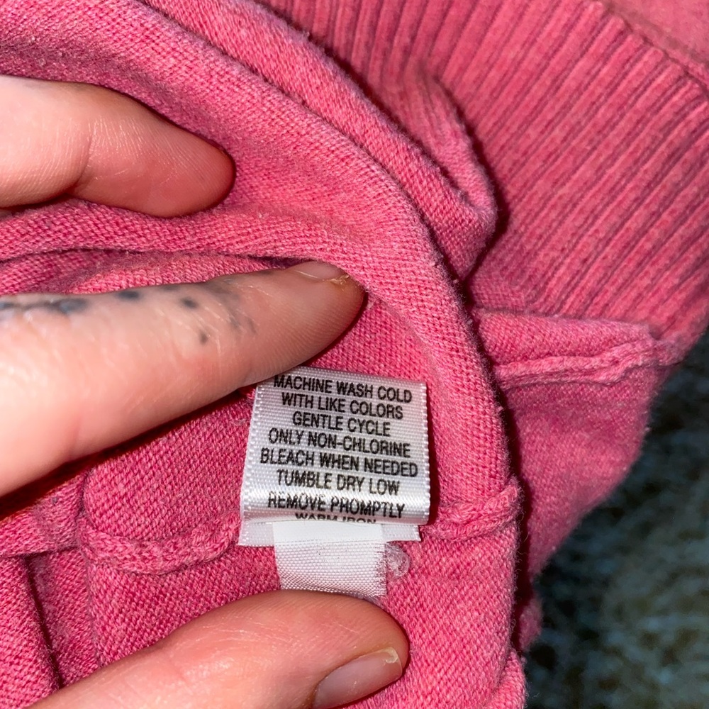 Cherokee Women's Pink Cardigan Sweater - Picture 5 of 5